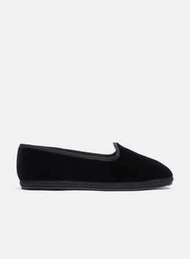 Scarosso Valentina Black Velvet Leo - Velvet PETRASLIP