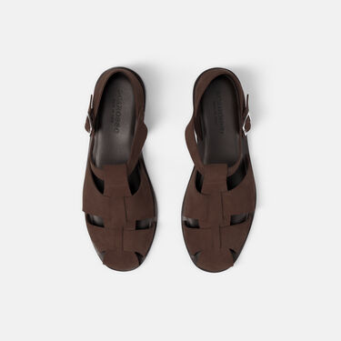 Scarosso Apollo Marrone Scamosciato Marrone - Camoscio APOLLOSAND
