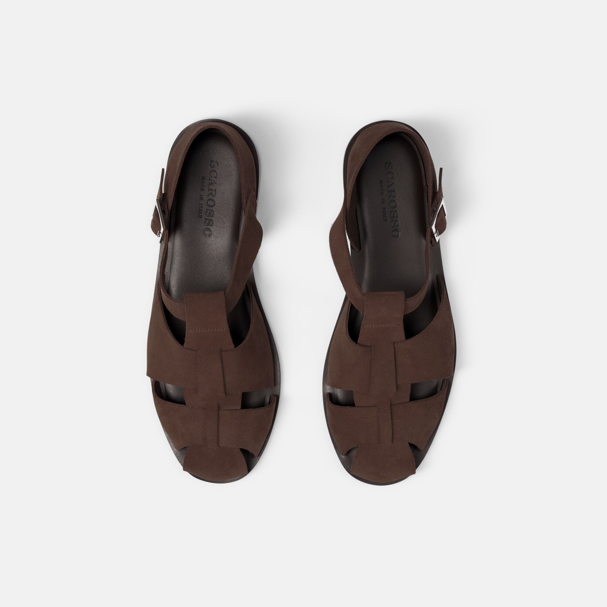 Scarosso Apollo Marrone Scamosciato Marrone - Camoscio APOLLOSAND
