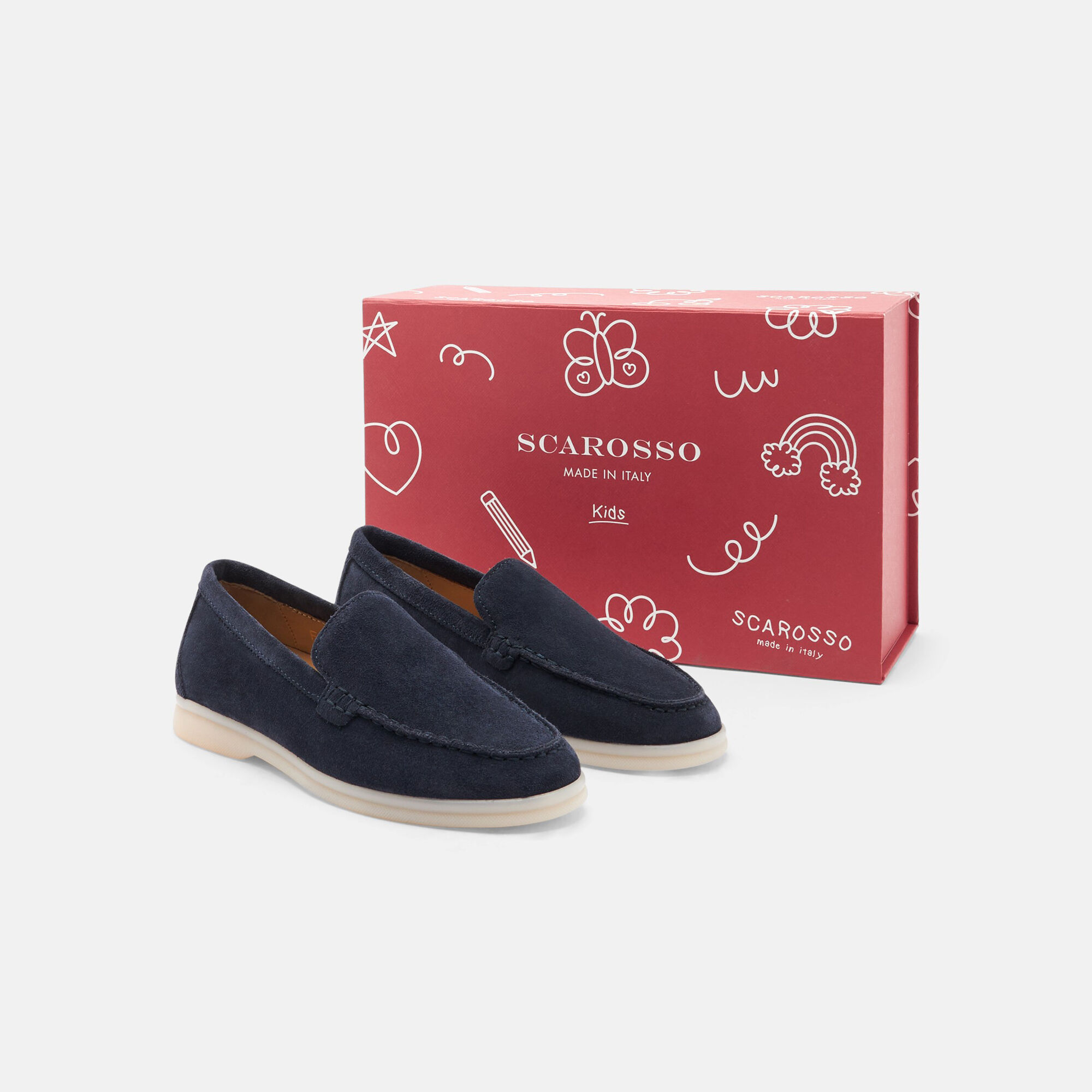 Scarosso Ludovica Fille Bleu Daim Bleu - Daim LUDOVICAKLOAF