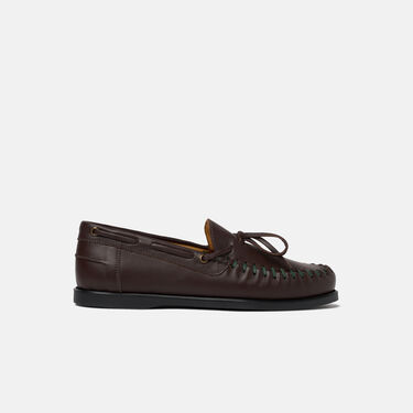 Morgan Brown Stitch Scarosso: Brown - Calf MORGANSBOAT