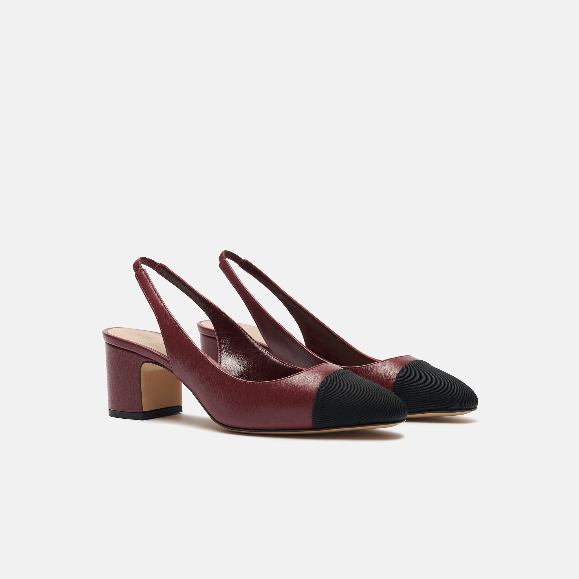 Scarosso Miranda Bordeaux Bordeaux - Kalbsleder MIRANDAPUMP