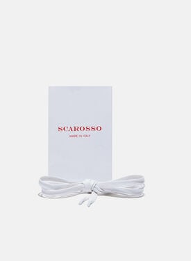 Scarosso Laccio Bianco Sportivo Bianco SHOELACE