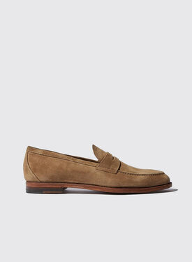 Stefano Beige Veloursleder Scarosso: Beige - Veloursleder Stefano Beige Veloursleder Scarosso: Beige - Veloursleder STEFANOLOAF