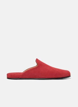 Atlas Travel Slipper Red Nubuck Scarosso: Red - Nubuck ATLASSLIP