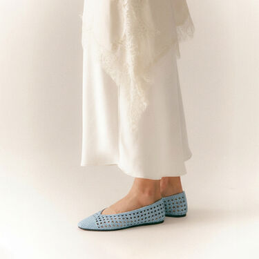 Ella Light Blue Scarosso: Light Blue - Calf ELLABALL
