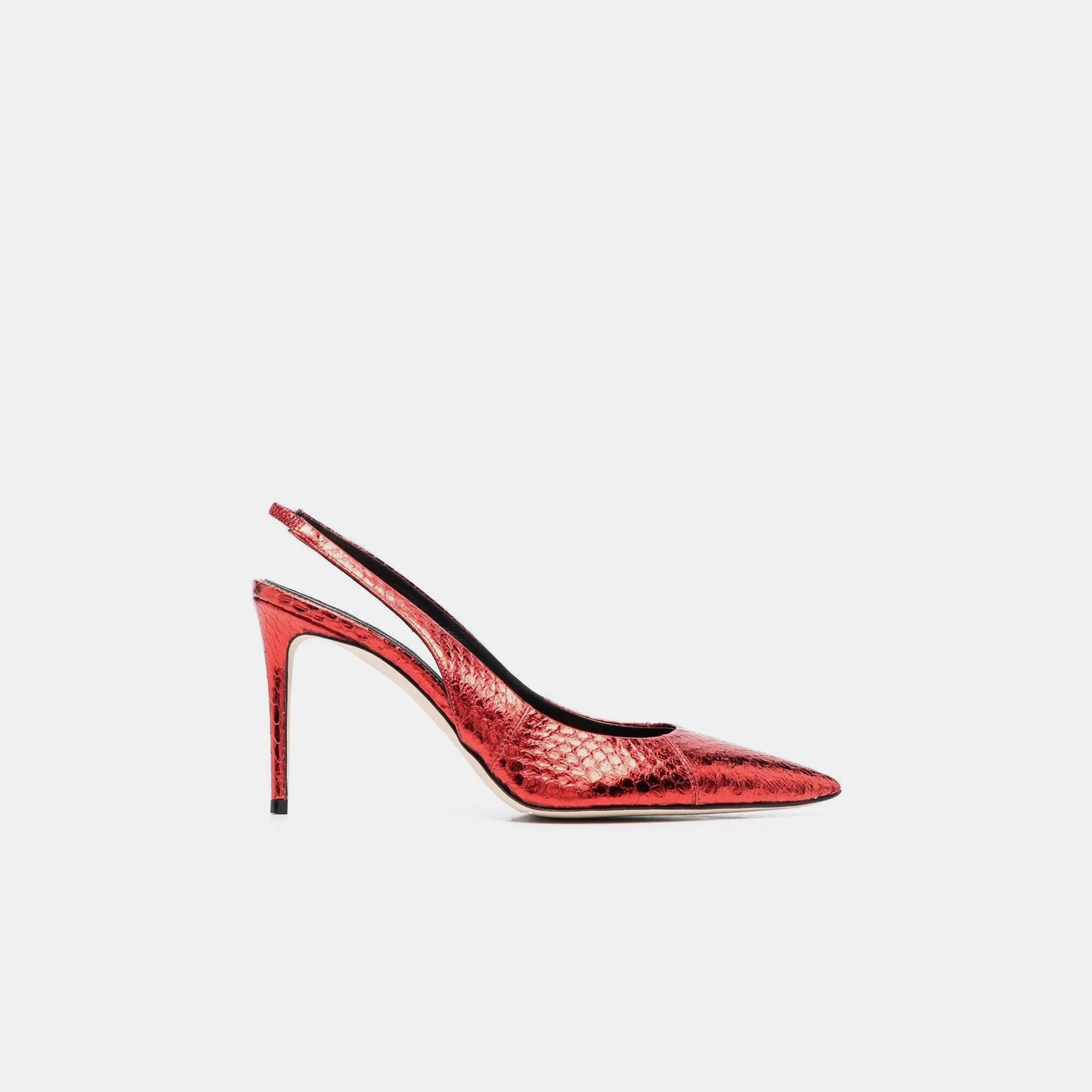 Scarosso Sutton Red Elaphe Red - Elaphe SUTTONPUMP