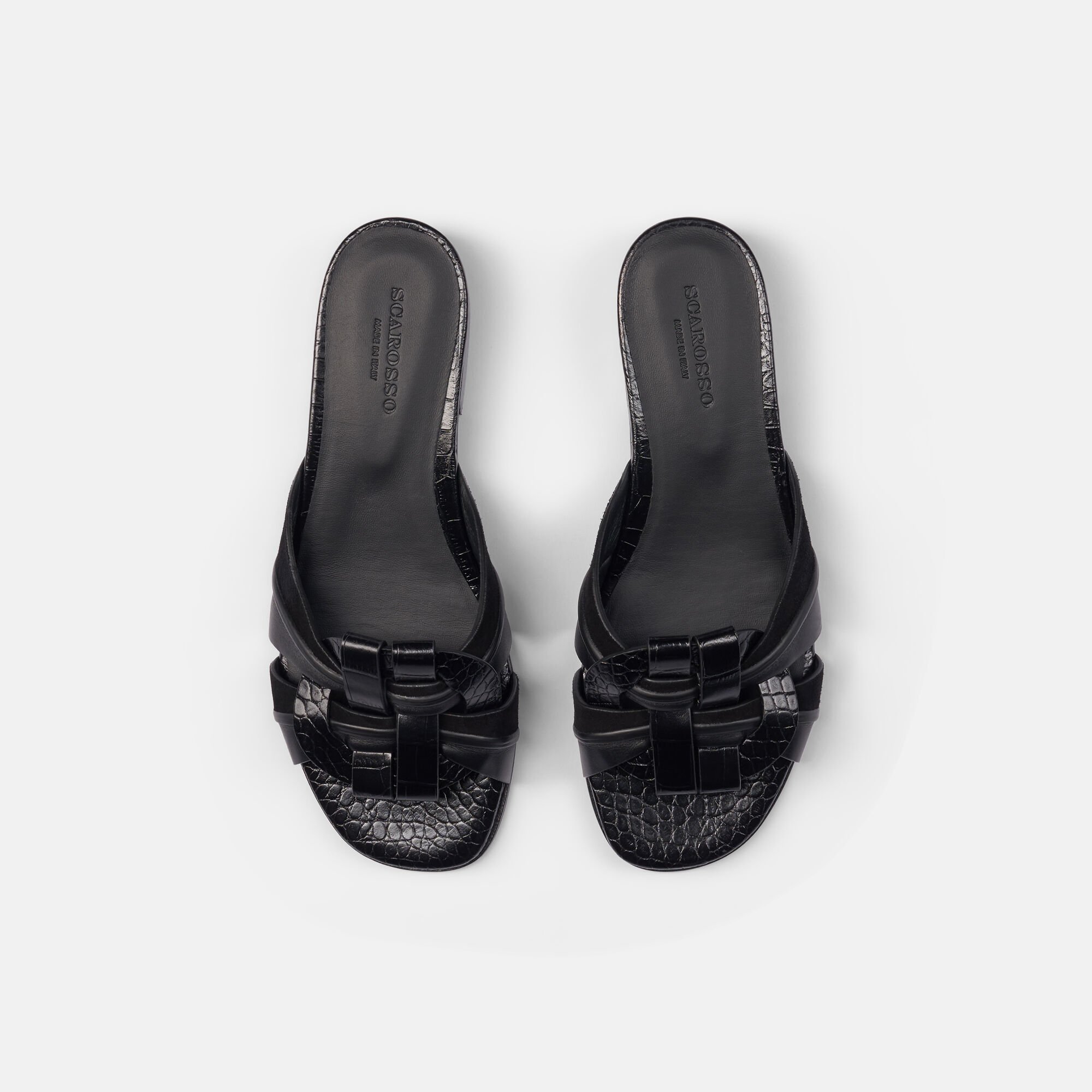 Scarosso Anna Black Black - Calf ANNASAND