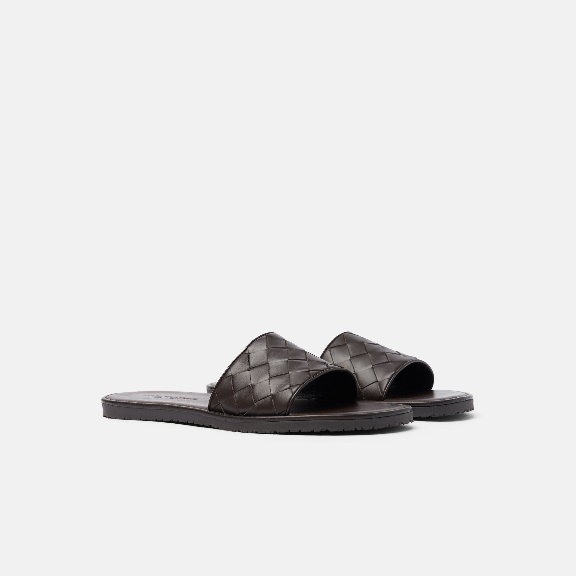Scarosso Ulisse Dark Brown Woven Dark Brown - Calf ULISSESAND