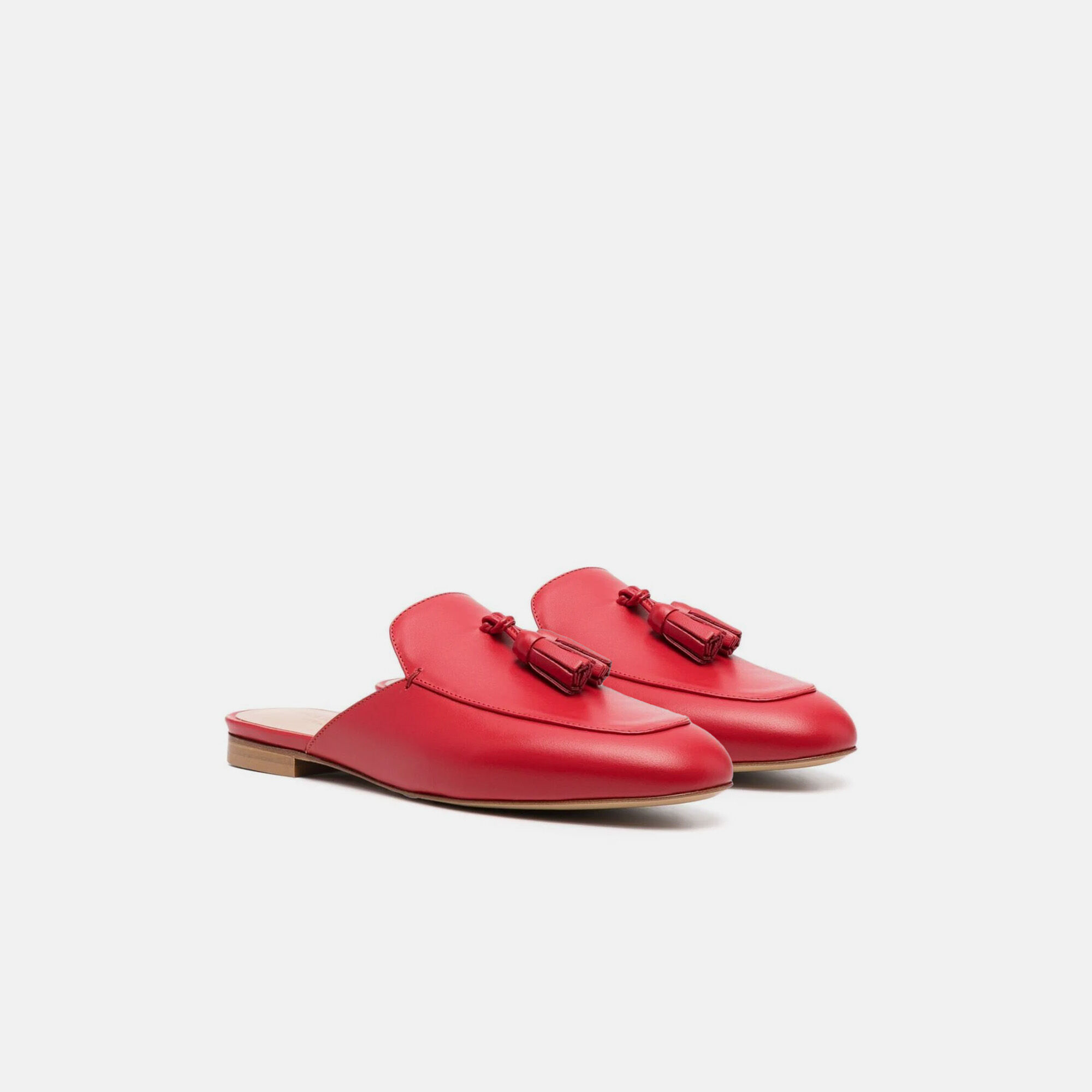 Scarosso Giorgina Red Red - Calf GIORGINAMULE