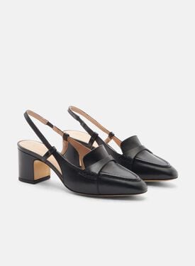 Bianca Black Scarosso: Black - Calf BIANCAPUMP