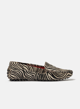 Scarosso Ashley Zebra Ponyhair Zebra - Ponyhair-Effect Calf ASHLEYDRIV