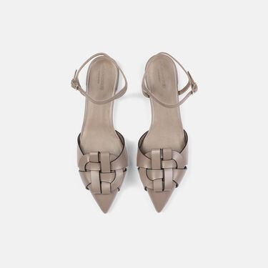 Amanda Taupe Scarosso: Taupe - Calf AMANDABALL