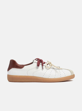 Scarosso Mariate White Dark Brown - Suede GINEVRALOAF