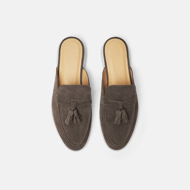 Scarosso Lucrezia Deep Taupe Suede Deep Taupe - Suede LUCREZIAMULE