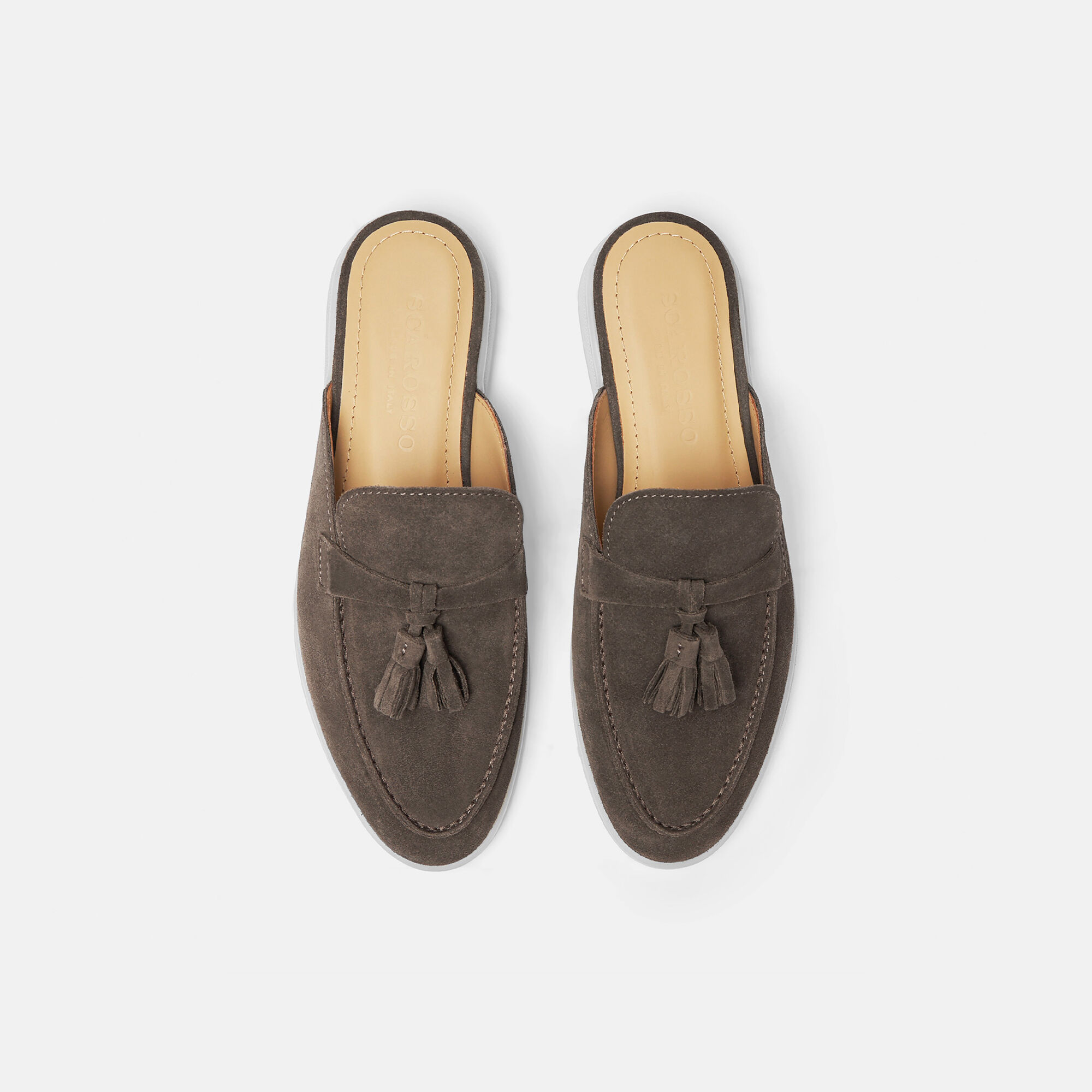 Scarosso Lucrezia Deep Taupe Suede Deep Taupe - Suede LUCREZIAMULE