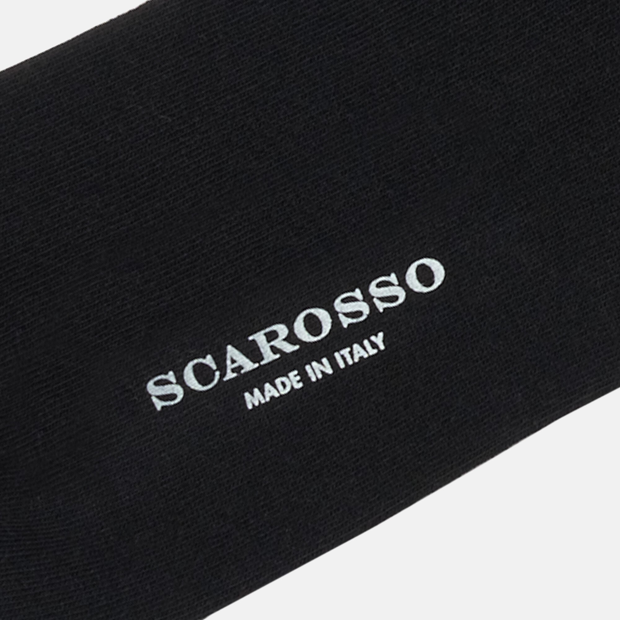 Scarosso Black Cotton Socks Black - Cotton COLOCOTTSOCK