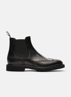 Scarosso Keith Black Brown Calf KEITHCHEL