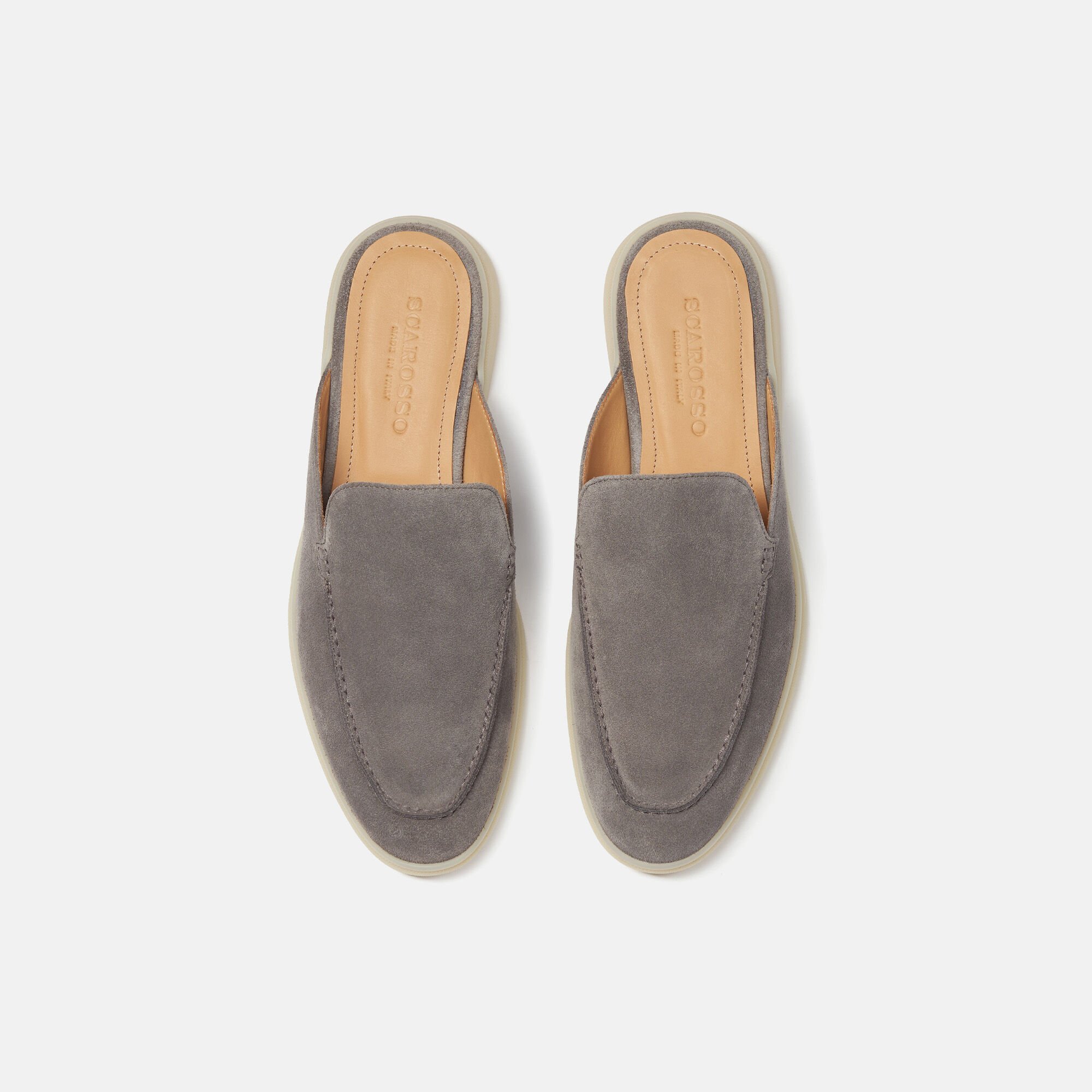 Scarosso Lucrezio Grey Suede Grey - Suede LUCREZIOMULE