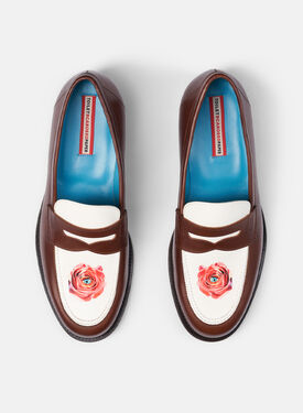 Scarosso Eyes & Roses for Him Eyes & Roses Braun - Kalbsleder TOILETMLOAF