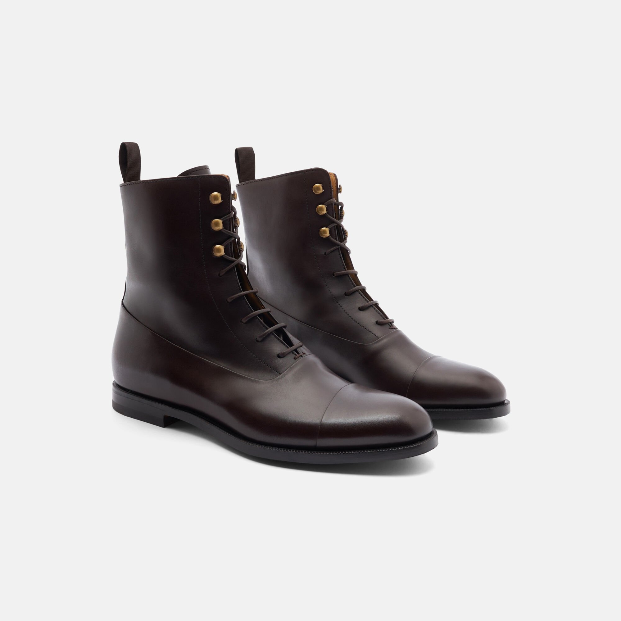 Scarosso Archie 棕色 棕色 - 小牛皮 ARCHIEBOOT