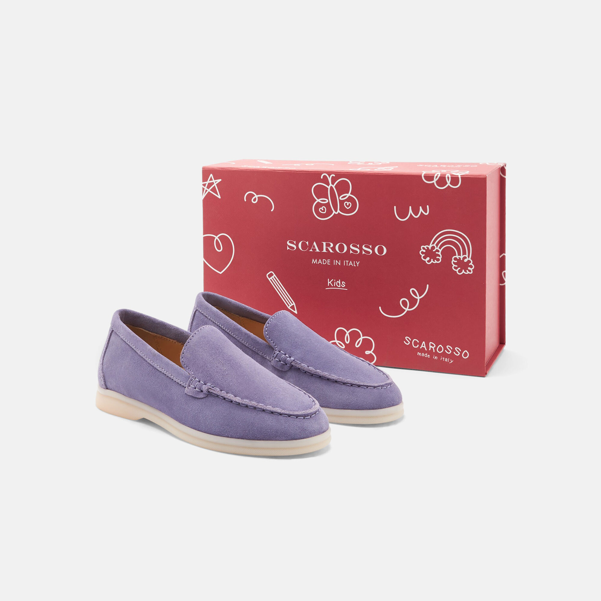 Scarosso Ludovica Fille Violet Daim Violet - Daim LUDOVICAKLOAF