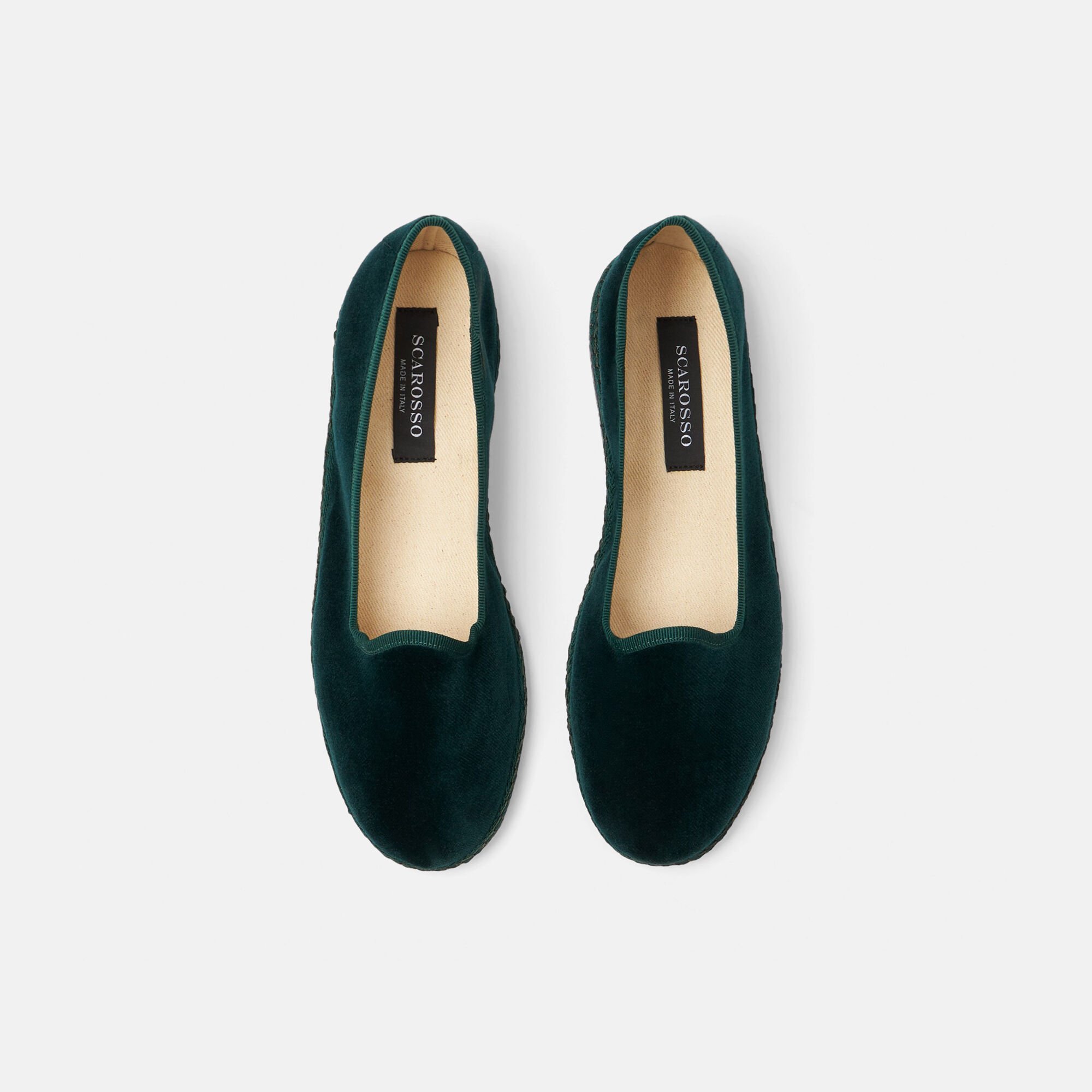 Scarosso Valentina Vert Velours Vert - Velours VALENTINASLIP