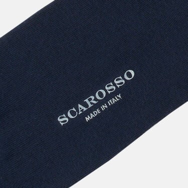 Scarosso Blue Navy Cotton Socks Blue Navy- Cotton COLOCOTTSOCK