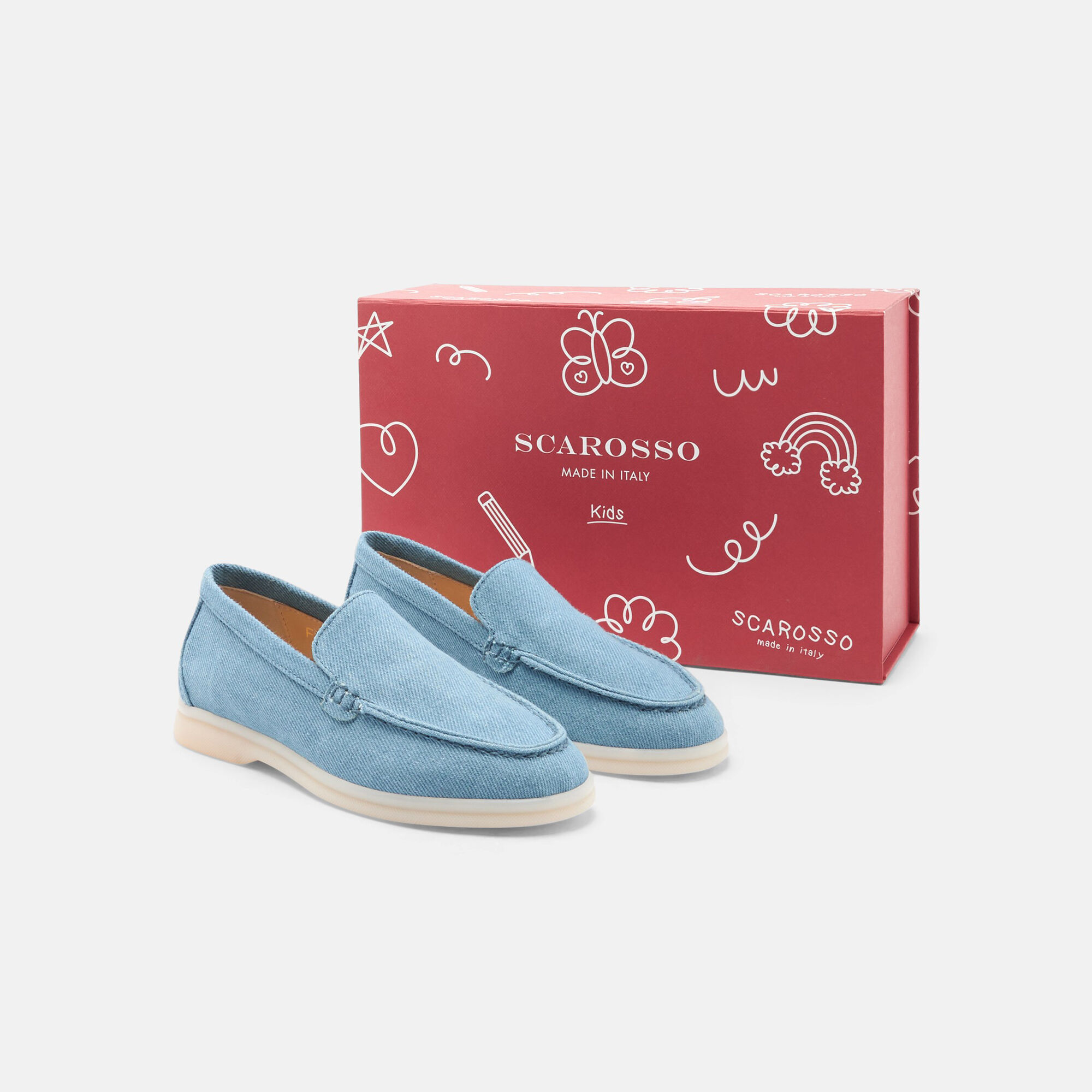 Scarosso Ludovica Girl 浅蓝色牛仔布 浅蓝色 - 牛仔布 LUDOVICAKLOAF
