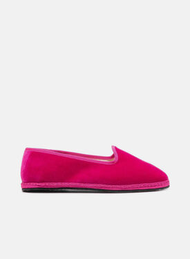 Scarosso Valentina Cyclamen Velours Fuchsia - Velours VALENTINASLIP