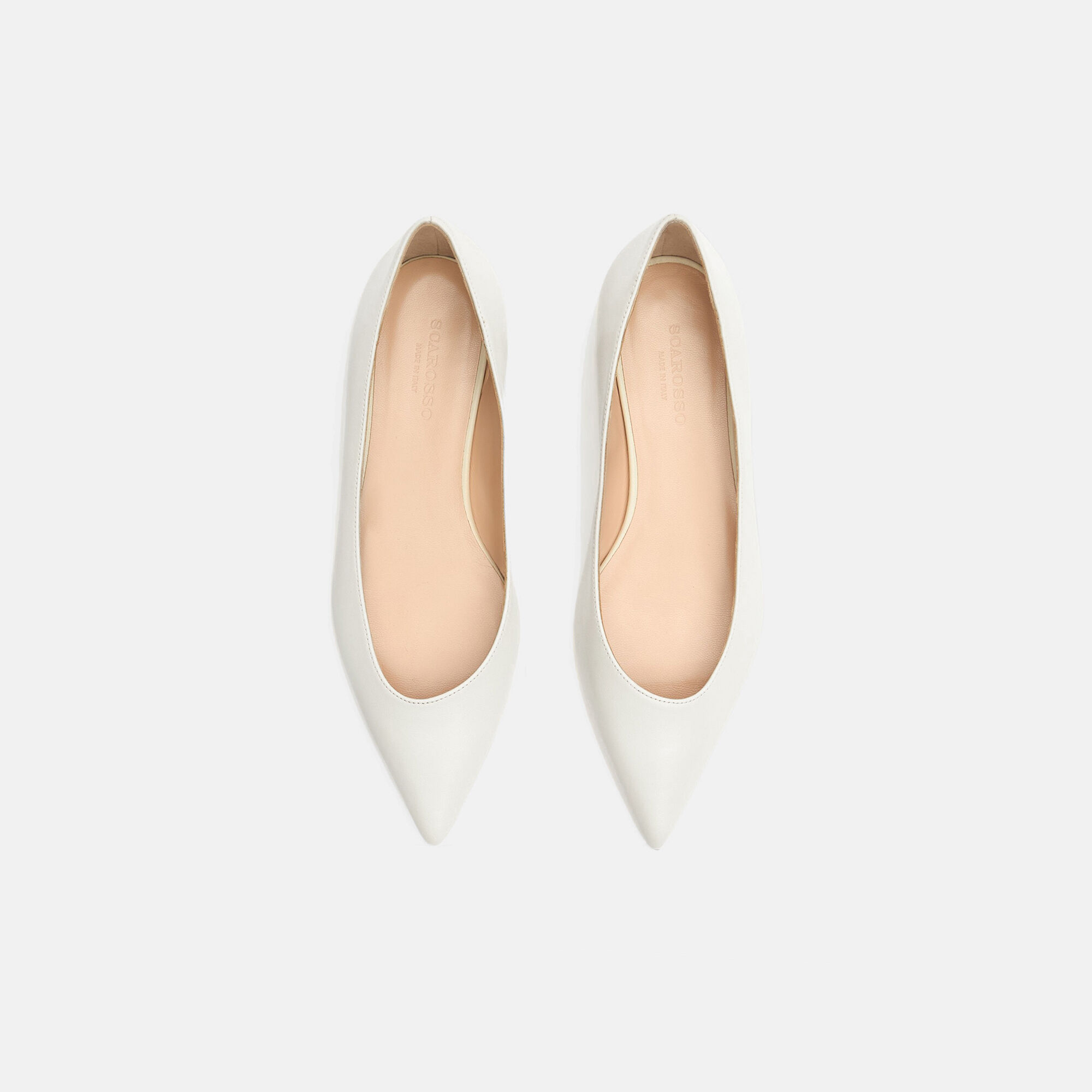 Scarosso Iris Off White Off White - Calf IRISBALL