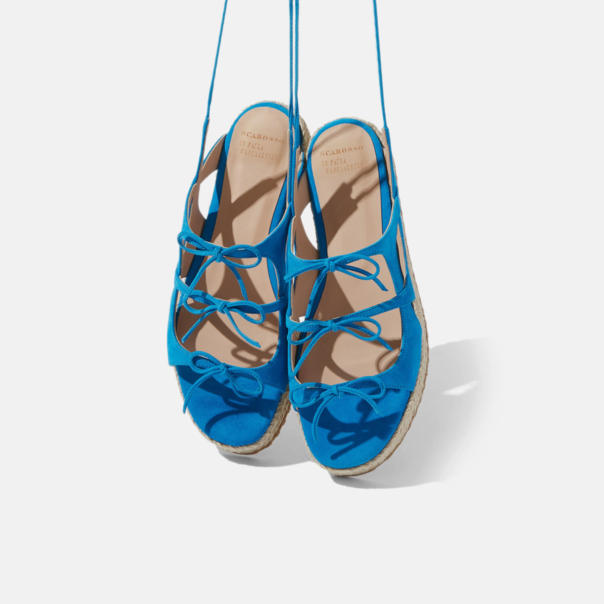 Scarosso Mediterraneo Bleu ciel - Daim SWEETLACESAND