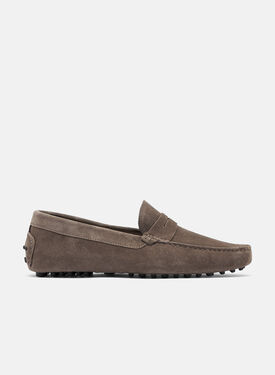 Scarosso Michael Taupe Suede Brown - Calf MICHAELDRIV