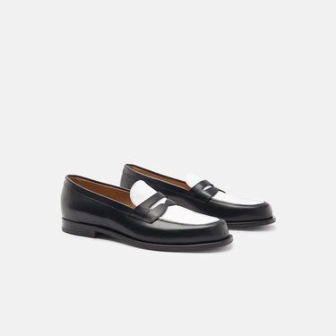 Scarosso Austin Schwarz Edit Schwarz & Weiss - Kalbsleder AUSTINLOAF