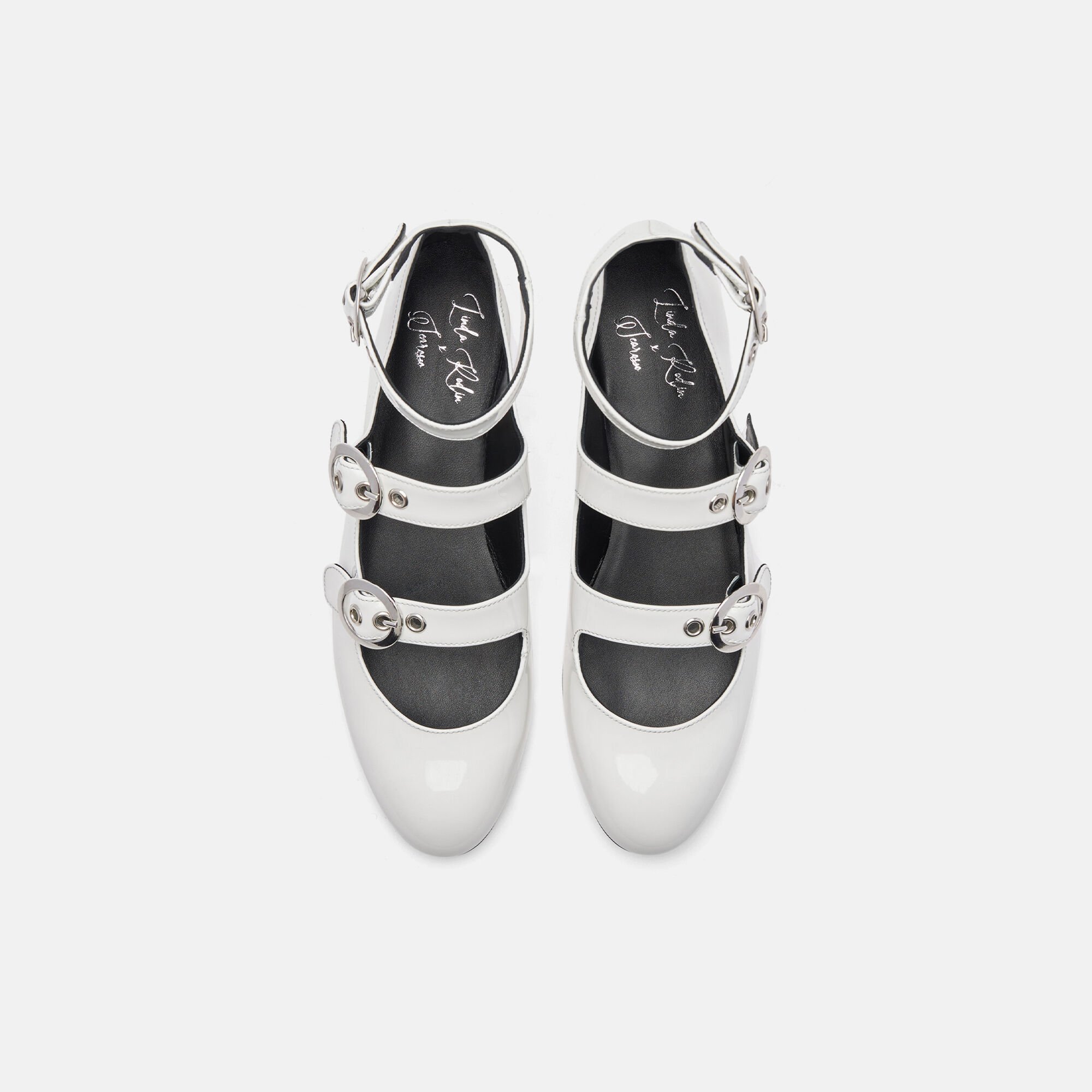 Scarosso Linda II White Patent White LINDAIIBALL