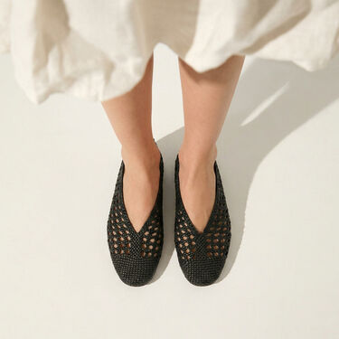 Ella Black Scarosso: Black - Calf ELLABALL