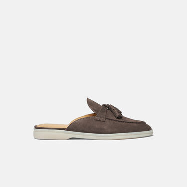 Scarosso Lucrezia Deep Taupe Suede Deep Taupe - Suede LUCREZIAMULE