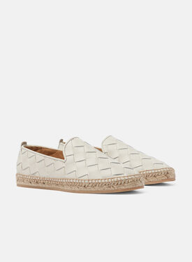 Martina Off White Woven Scarosso: Off White - Calf MARTINAESPA