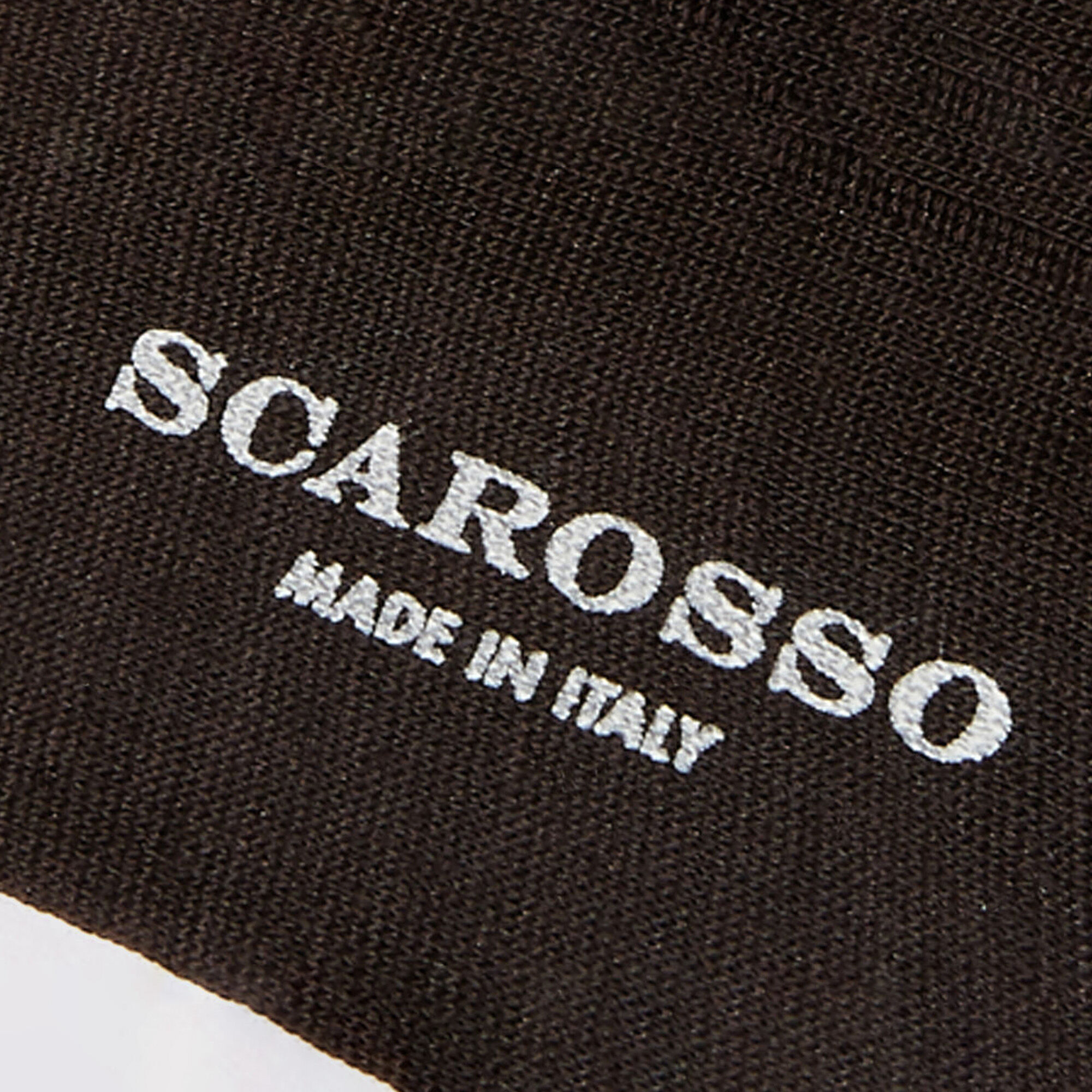 Scarosso Wadenstrümpfe Dunkelbraun Baumwolle Braun - Baumwolle CALFCOTTSOCK