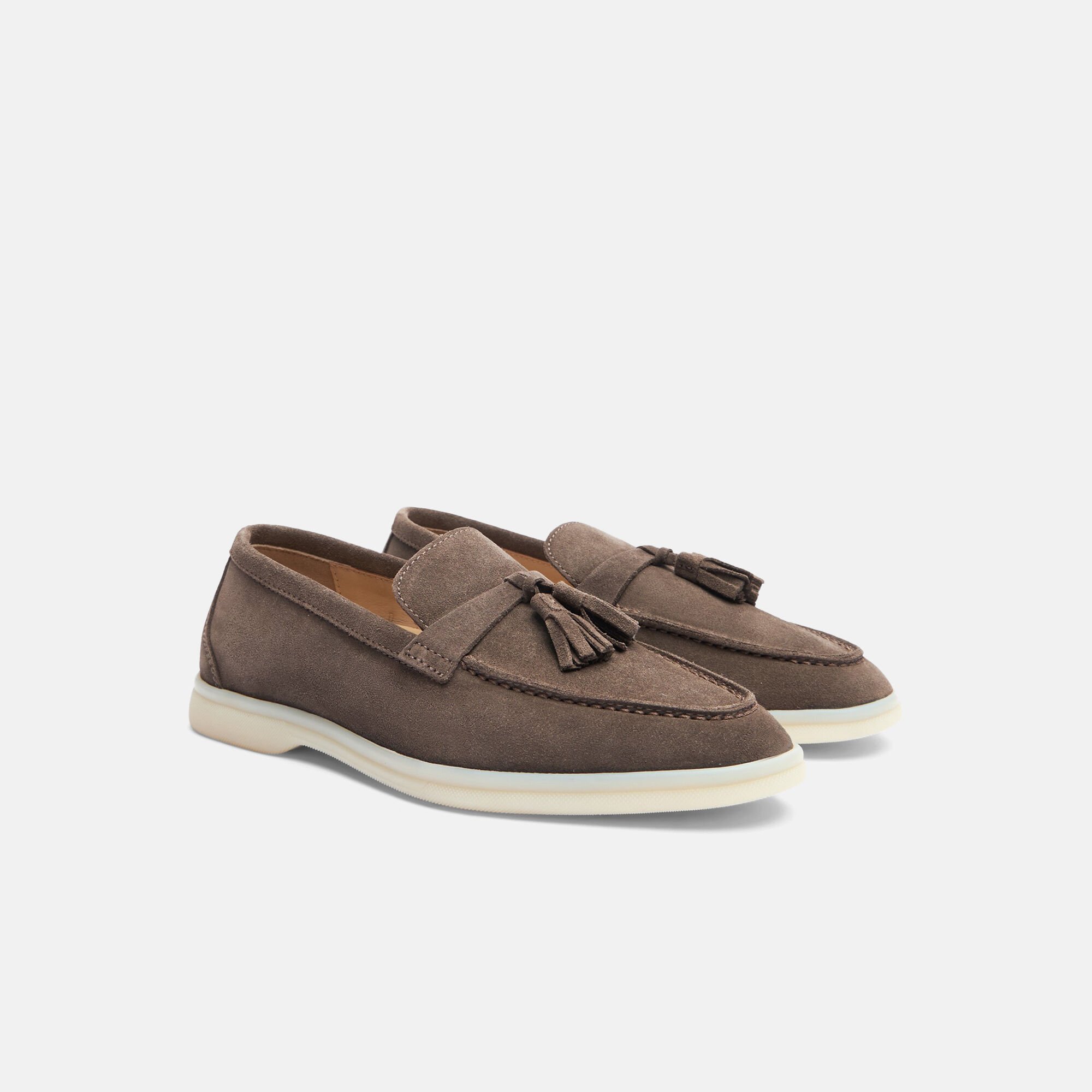 Scarosso Leandra Deep Taupe Suede Deep Taupe - Suede LEANDRALOAF