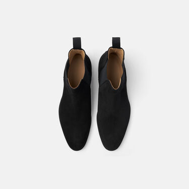 Scarosso Giancarlo Schwarz Veloursleder Schwarz - Veloursleder GIANCARLOCHEL