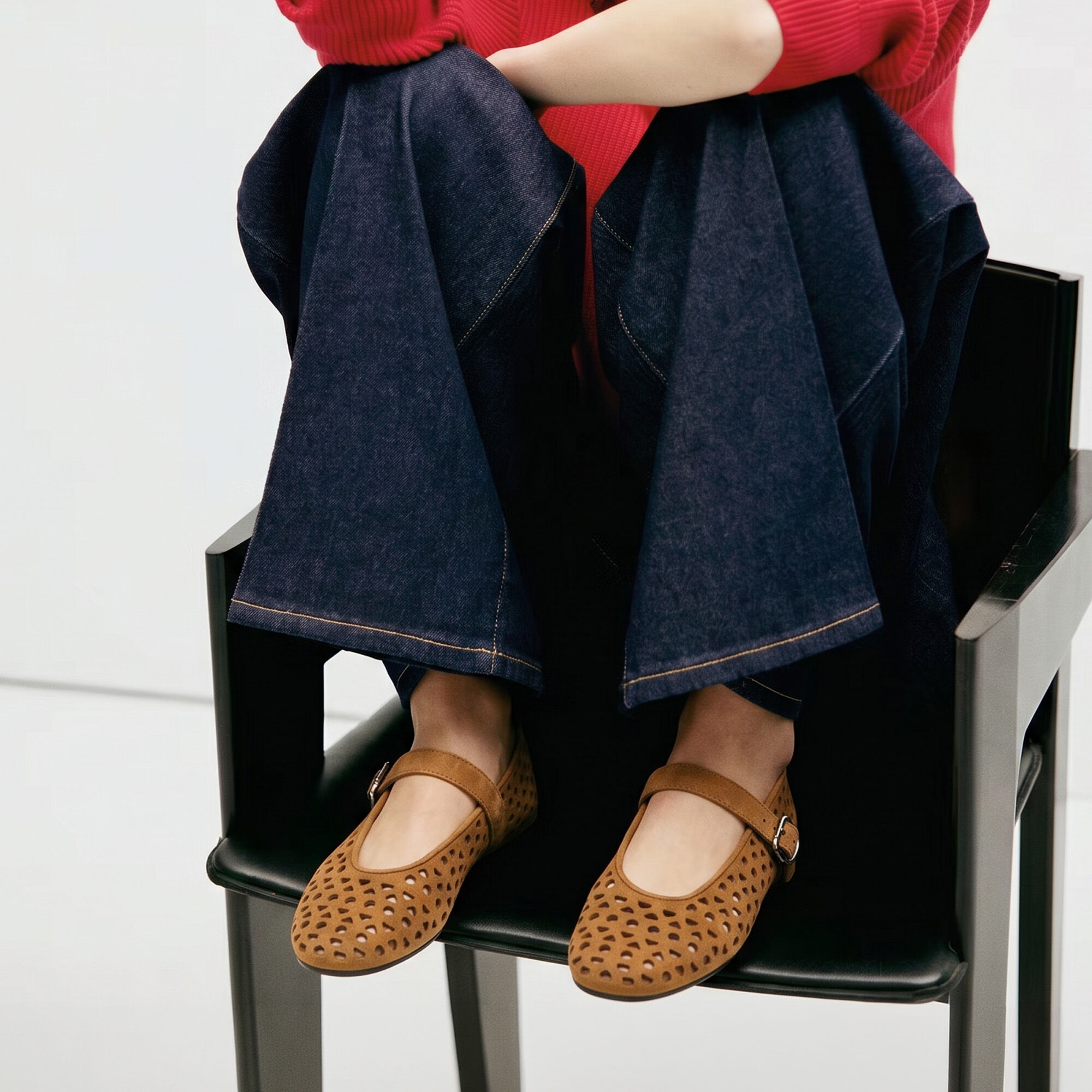 Evelyn Tobacco Suede Scarosso: Tobacco - Suede Evelyn Tobacco Suede Scarosso: Tobacco - Suede EVELYNBALL