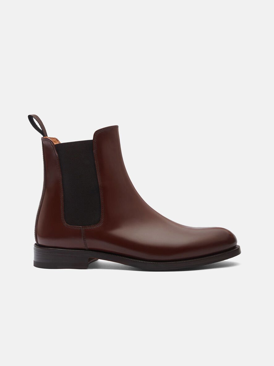 ショートブーツ・ブーティ SCAROSSO FW21 Olivia Nera Scamosciata (OLIVIACHELBLASUED) Women's Italian Chelsea Boots: Luxury Leather Shoes | Scarosso®