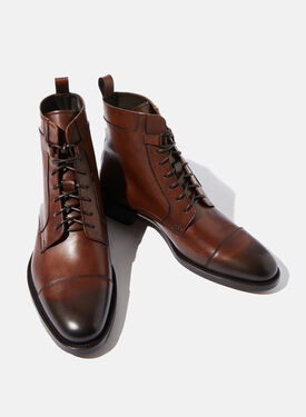 Totò Chestnut Scarosso: Chestnut Calf TOTOBOOT