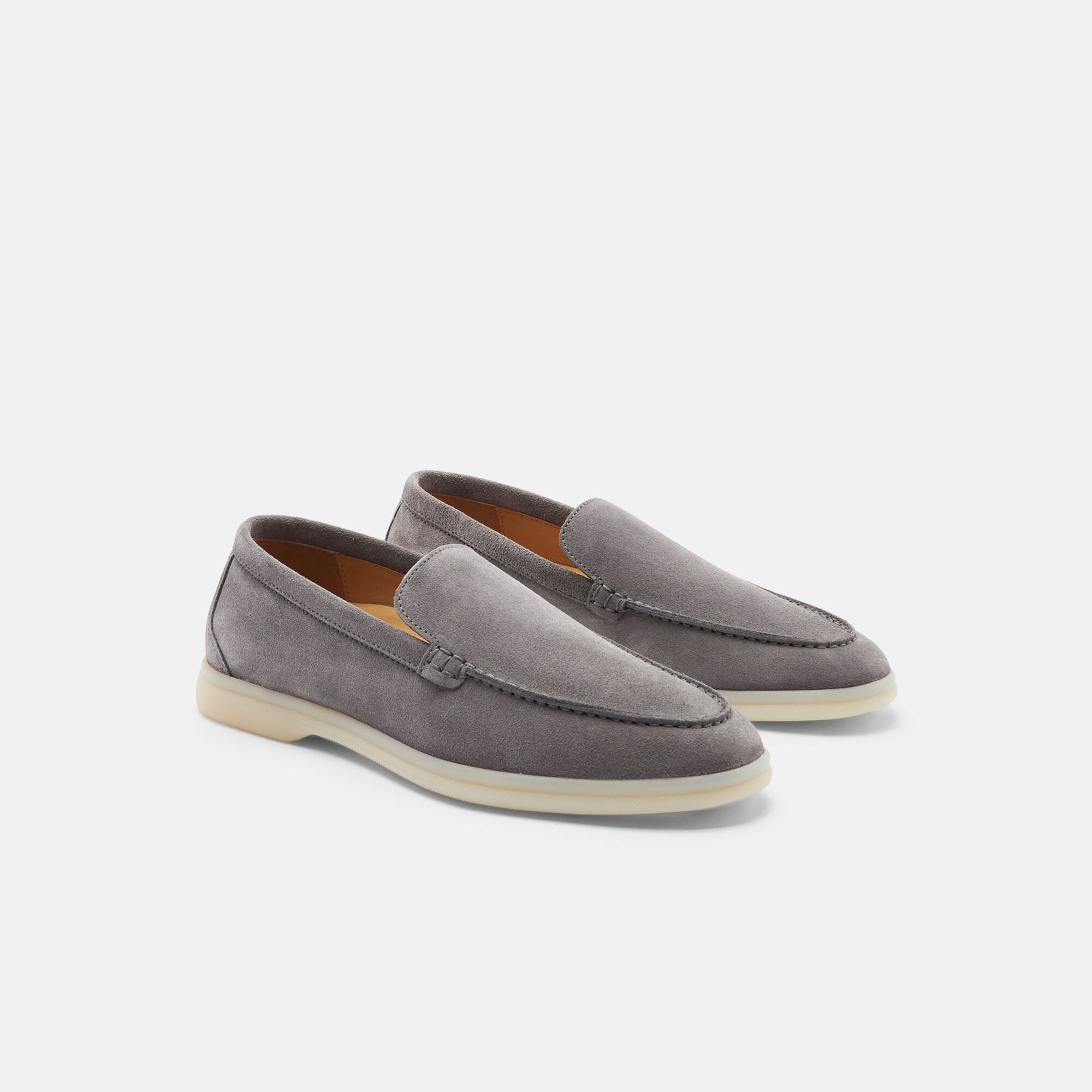 Scarosso Ludovica Grau Veloursleder Grau - Veloursleder LUDOVICALOAF