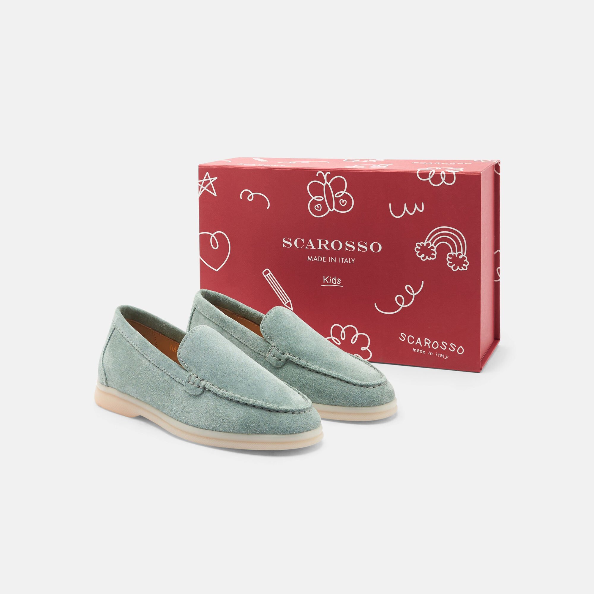 Scarosso Ludovico Boy Sage Suede Sage - Suede LUDOVICOKLOAF