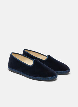 William IV Midnight Scarosso: Bleu - Velours MIDNIGHTSLIP