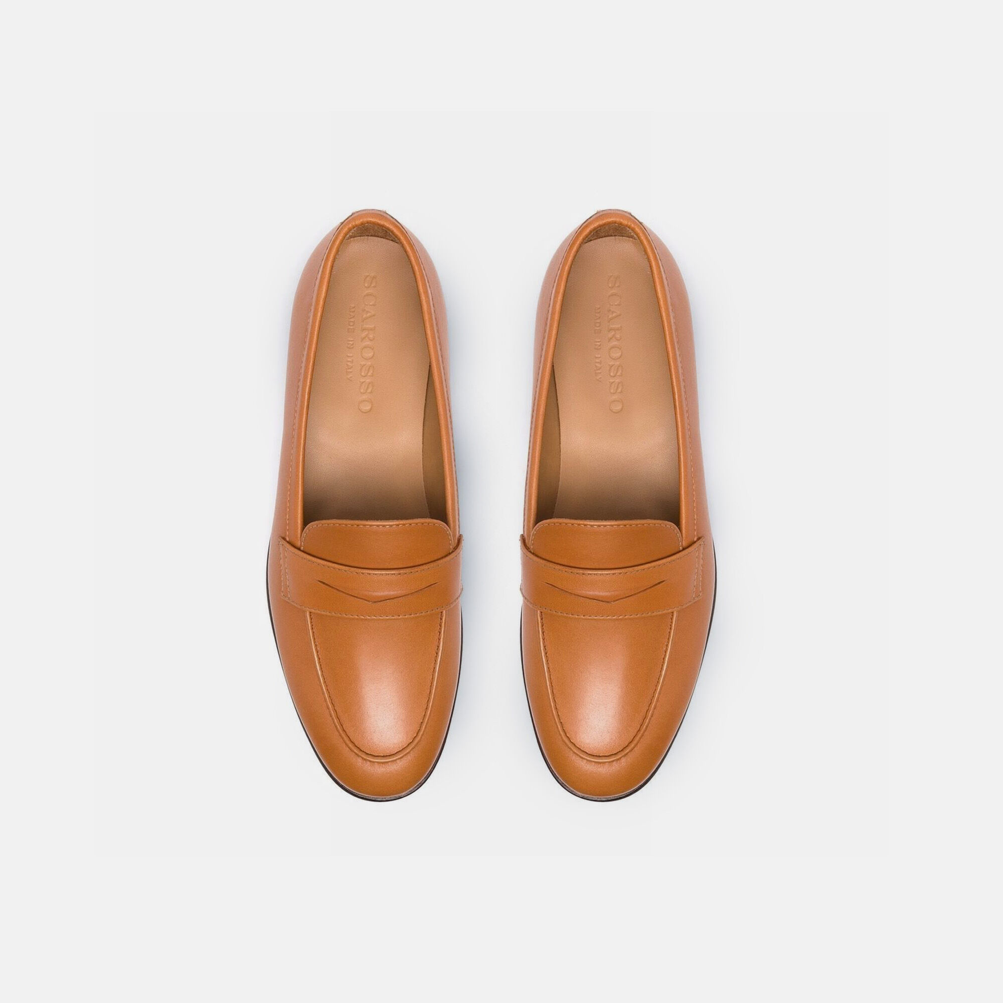 Scarosso Monica Cognac Cognac - Kalbsleder MONICALOAF
