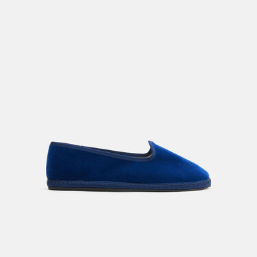 Scarosso Valentina Blau Samt Blau - Samt VALENTINASLIP
