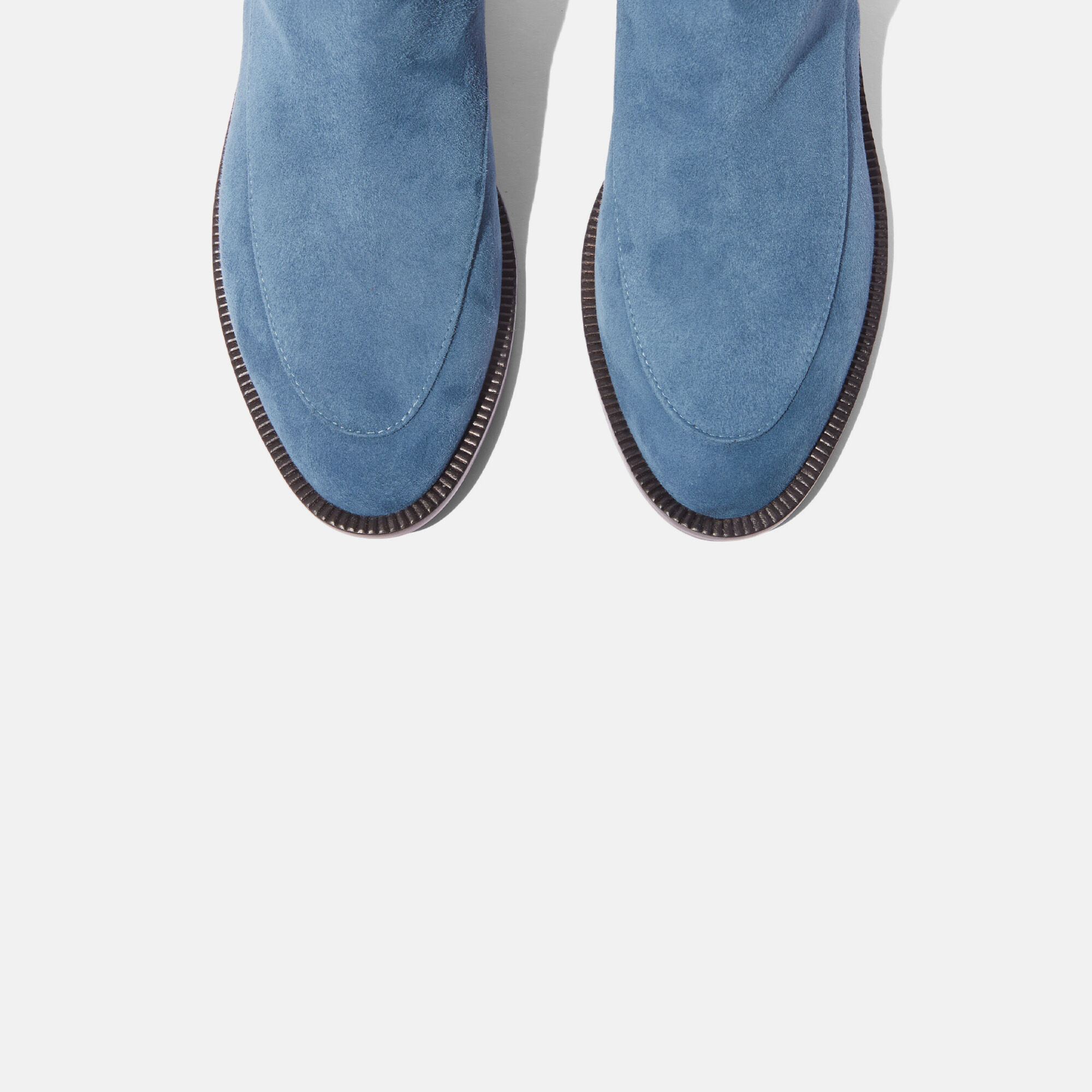 Scarosso Kelly Blau Veloursleder Blau - Veloursleder KELLYJODH
